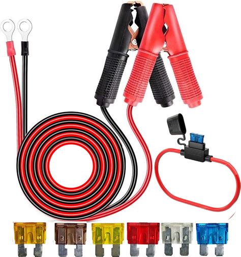 crocodile clips for car battery.